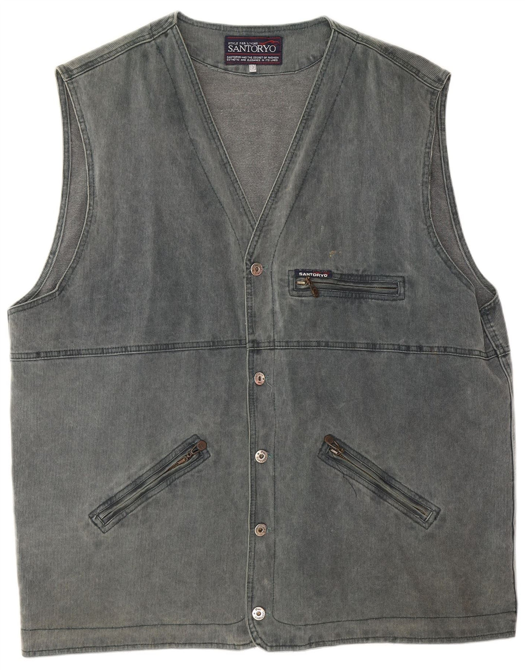 Gilet da uomo Santoryo UK 42 XL Blu