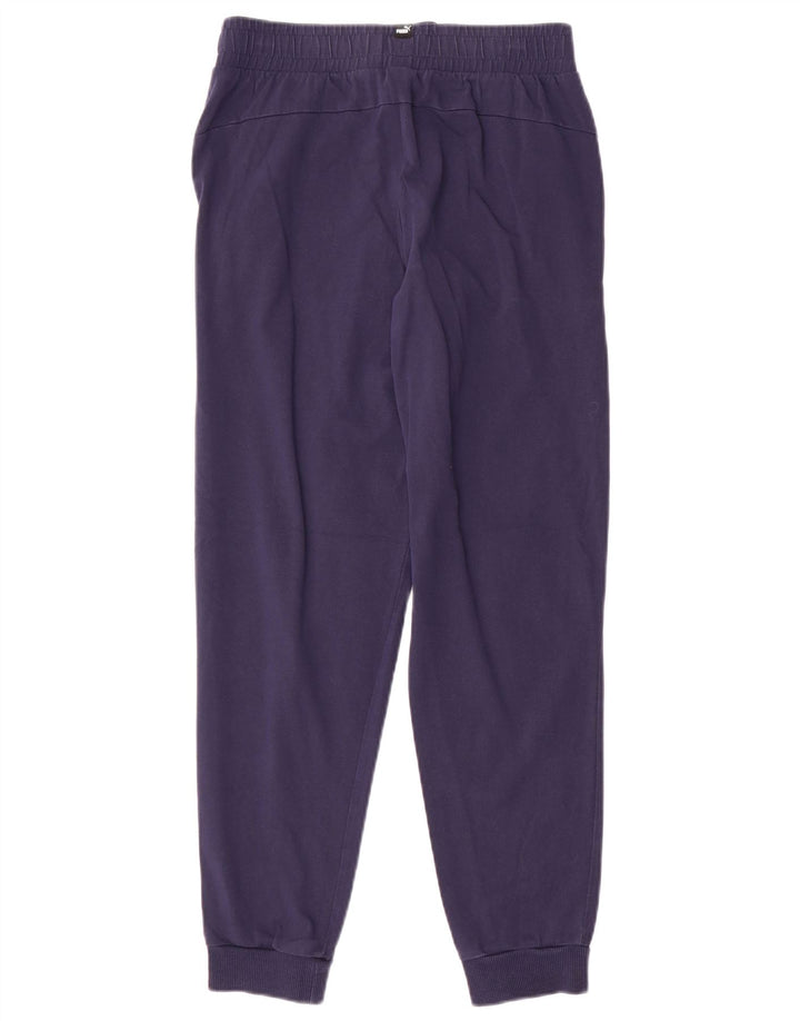 Pantaloni della tuta da ragazzo Puma Joggers 13-14 anni in cotone blu navy
