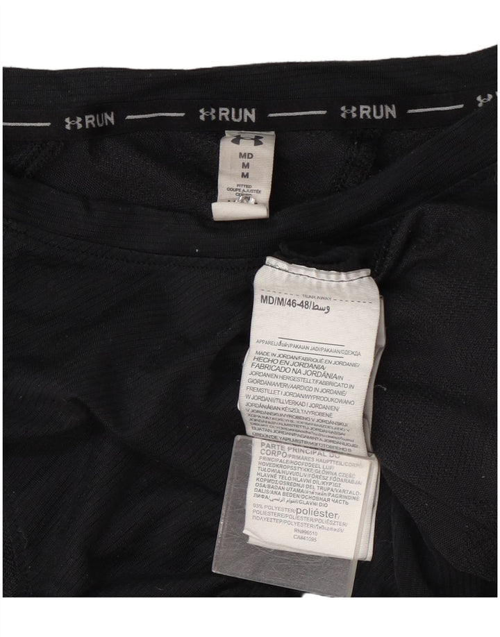 T-shirt da donna Under Armour Top UK 14 Poliestere geometrico grigio medio