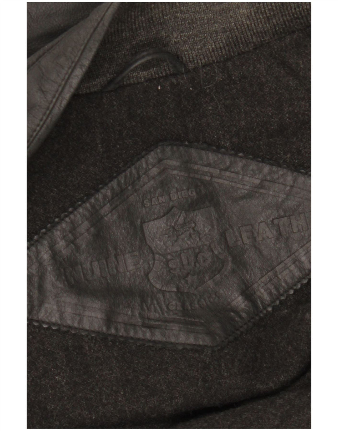 Giacca in pelle da uomo Canda UK 42 XL in pelle nera