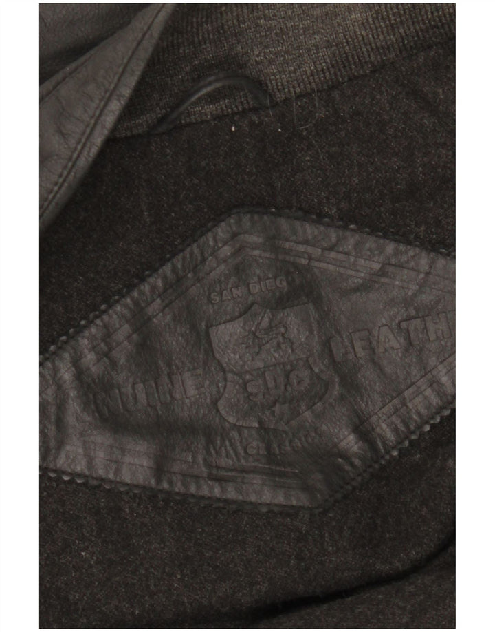 Giacca in pelle da uomo Canda UK 42 XL in pelle nera