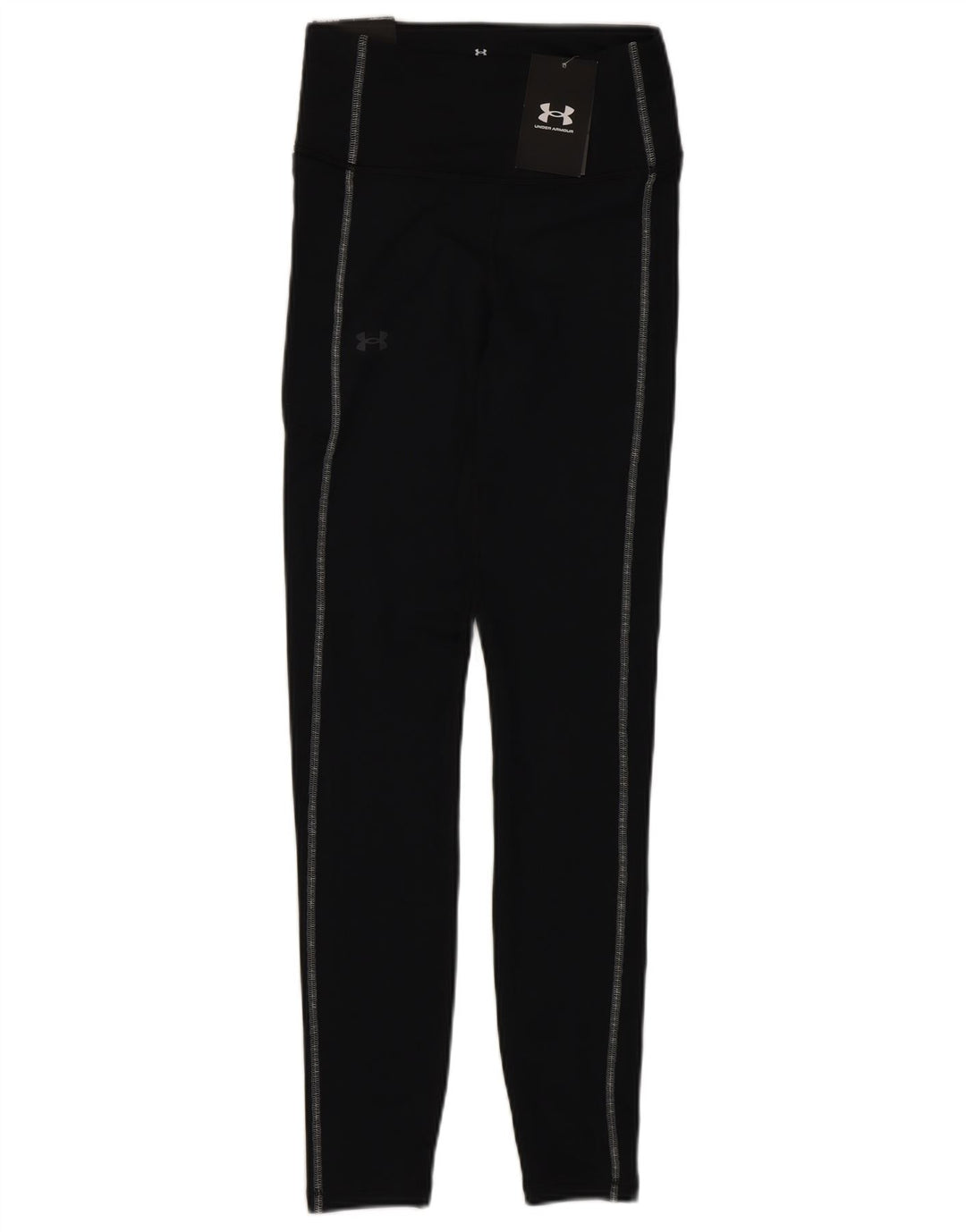 Leggings a vita alta da donna Under Armour UK 4 XS poliestere nero