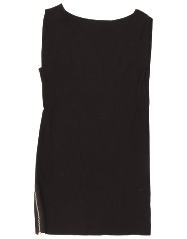Abito aderente senza maniche da donna French Connection UK 8 piccolo in viscosa nera