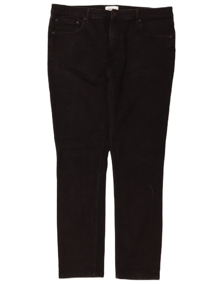 Jeans slim da uomo Jack Wills W36 L30 cotone nero