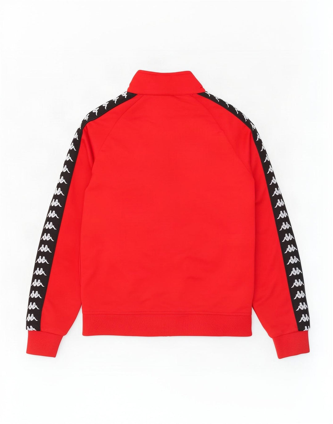 Giacca da tuta grafica da uomo Kappa grande rossa in poliestere color block