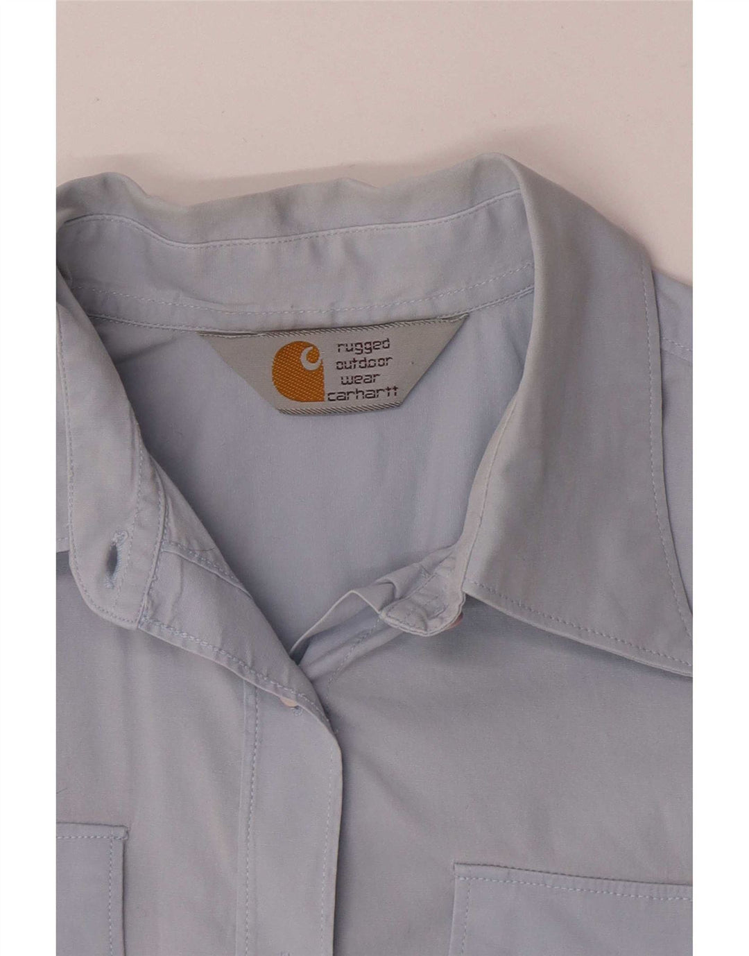 Camicia a maniche corte da donna Carhartt UK 8 Small Blu