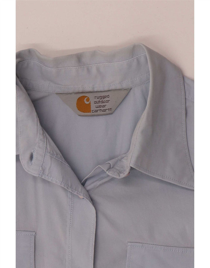 Camicia a maniche corte da donna Carhartt UK 8 Small Blu