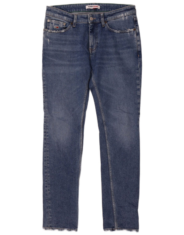 Tommy Hilfiger Uomo Scanton Slim Jeans W32 L32 Cotone Blu