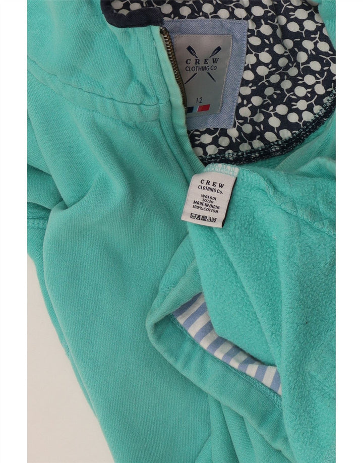 CREW CLOTHING Felpa oversize da donna Maglione UK 12 Verde medio