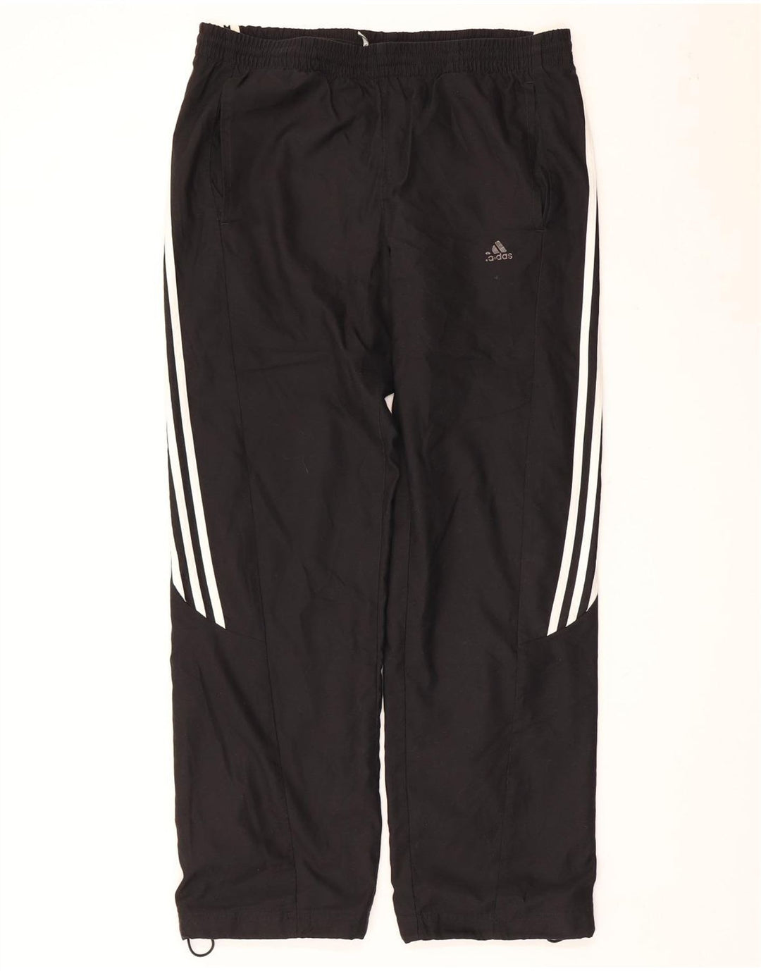 Pantaloni da tuta da uomo Adidas Small neri in poliestere