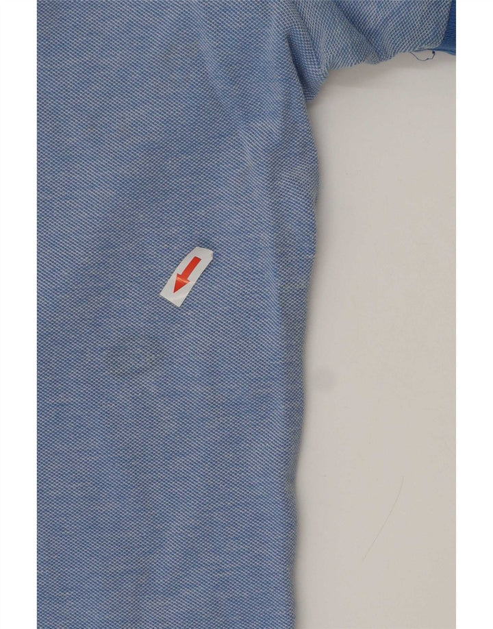 Polo da uomo Gant XL in cotone screziato blu