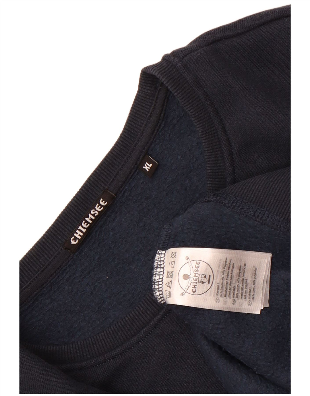 Felpa da uomo Chiemsee Maglione XL Blu navy in cotone