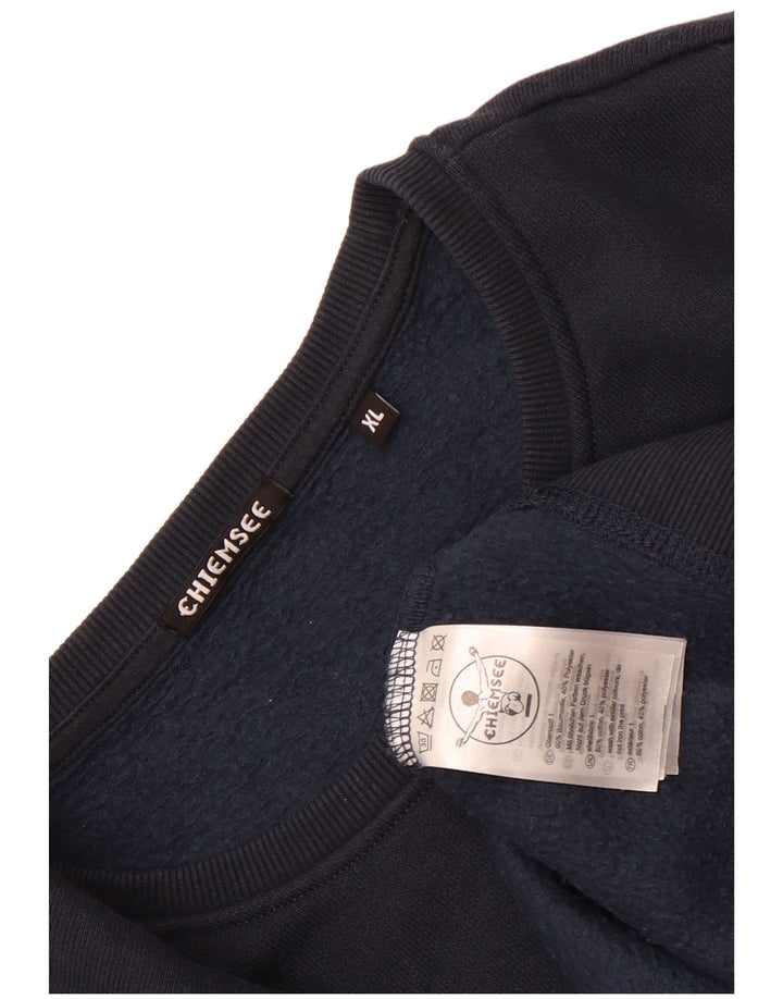 Felpa da uomo Chiemsee Maglione XL Blu navy in cotone