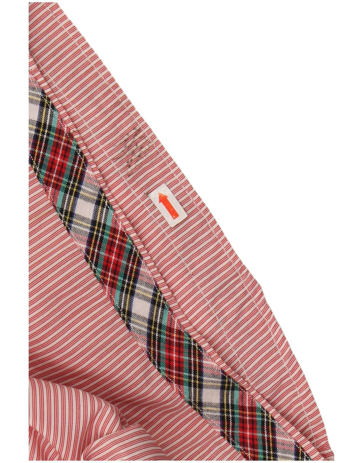MARLBORO CLASSICS Camicia slim fit da uomo grande gessato rosa