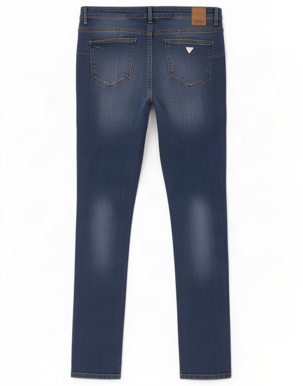 Jeans skinny Guess Curve X a vita media da donna W31 L30 Blu