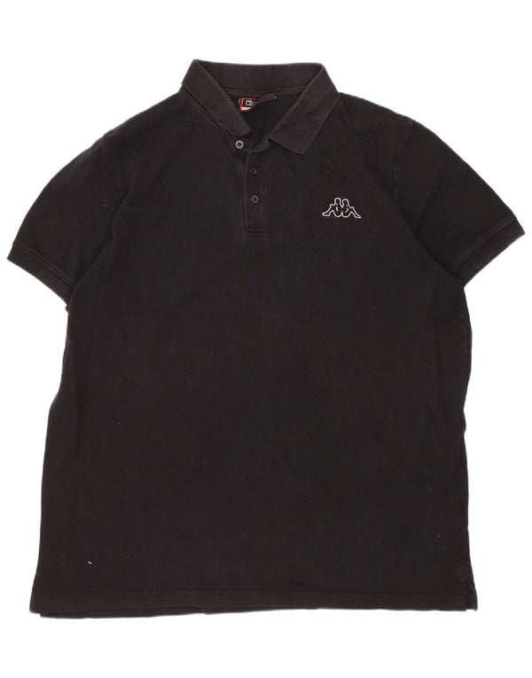 Polo Kappa Uomo XL Cotone Nera