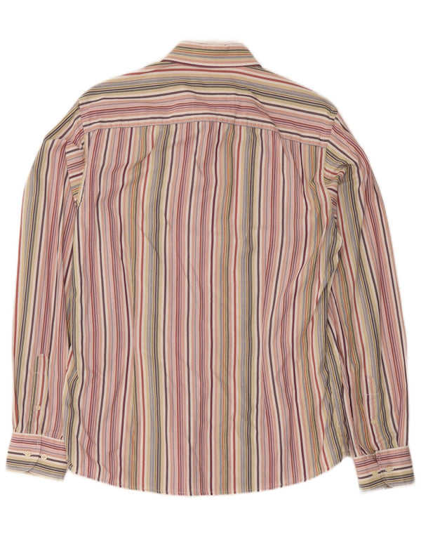 Camicia Uomo Sergio Tacchini Taglia Grande in Cotone a Righe Multicolori