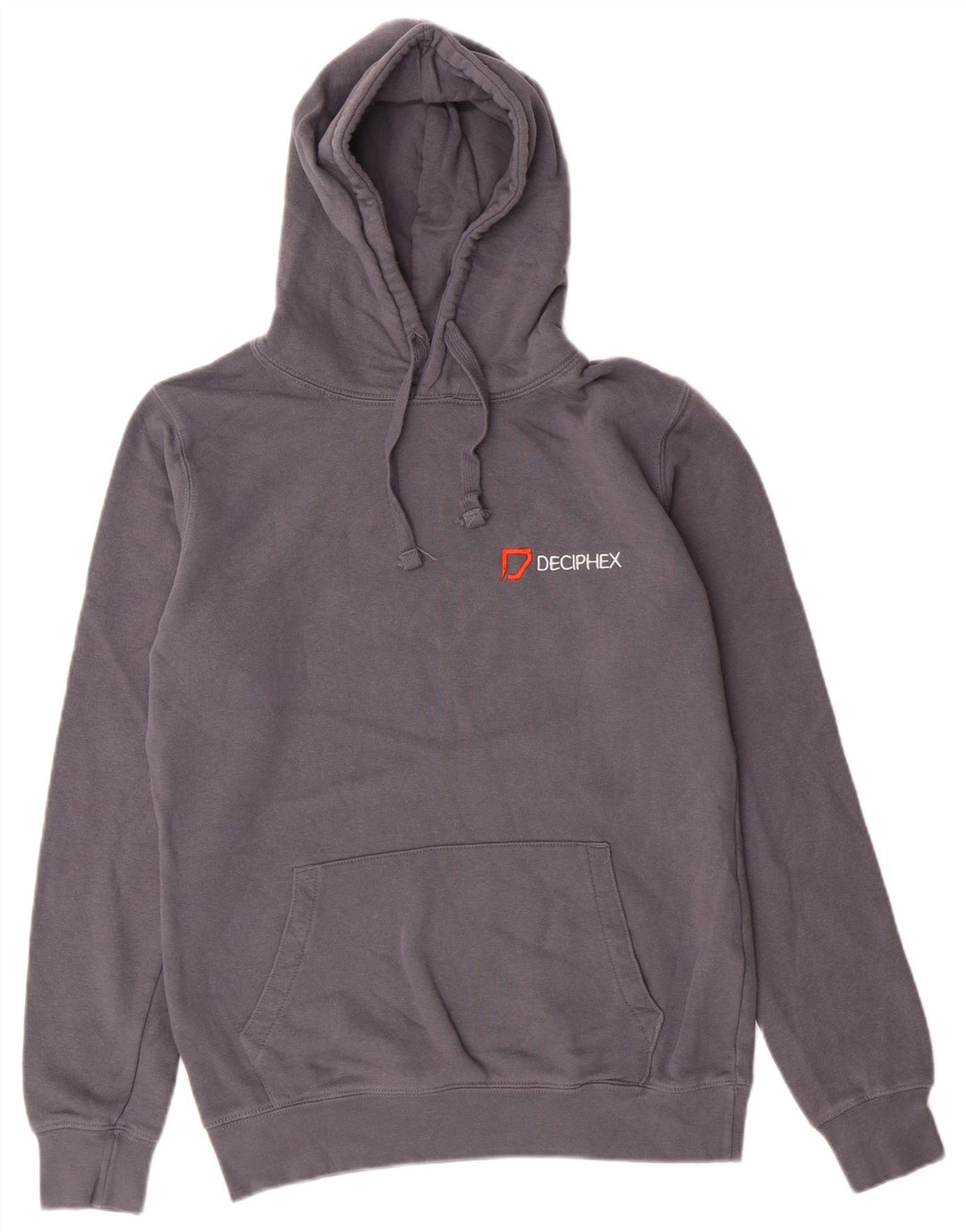 Maglione con cappuccio da uomo Russell Athletic in cotone grigio medio