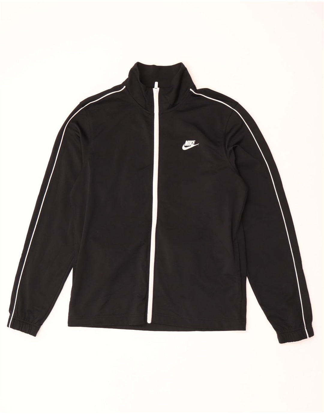 Giacca da tuta da uomo Nike, giacca media, nera, in poliestere