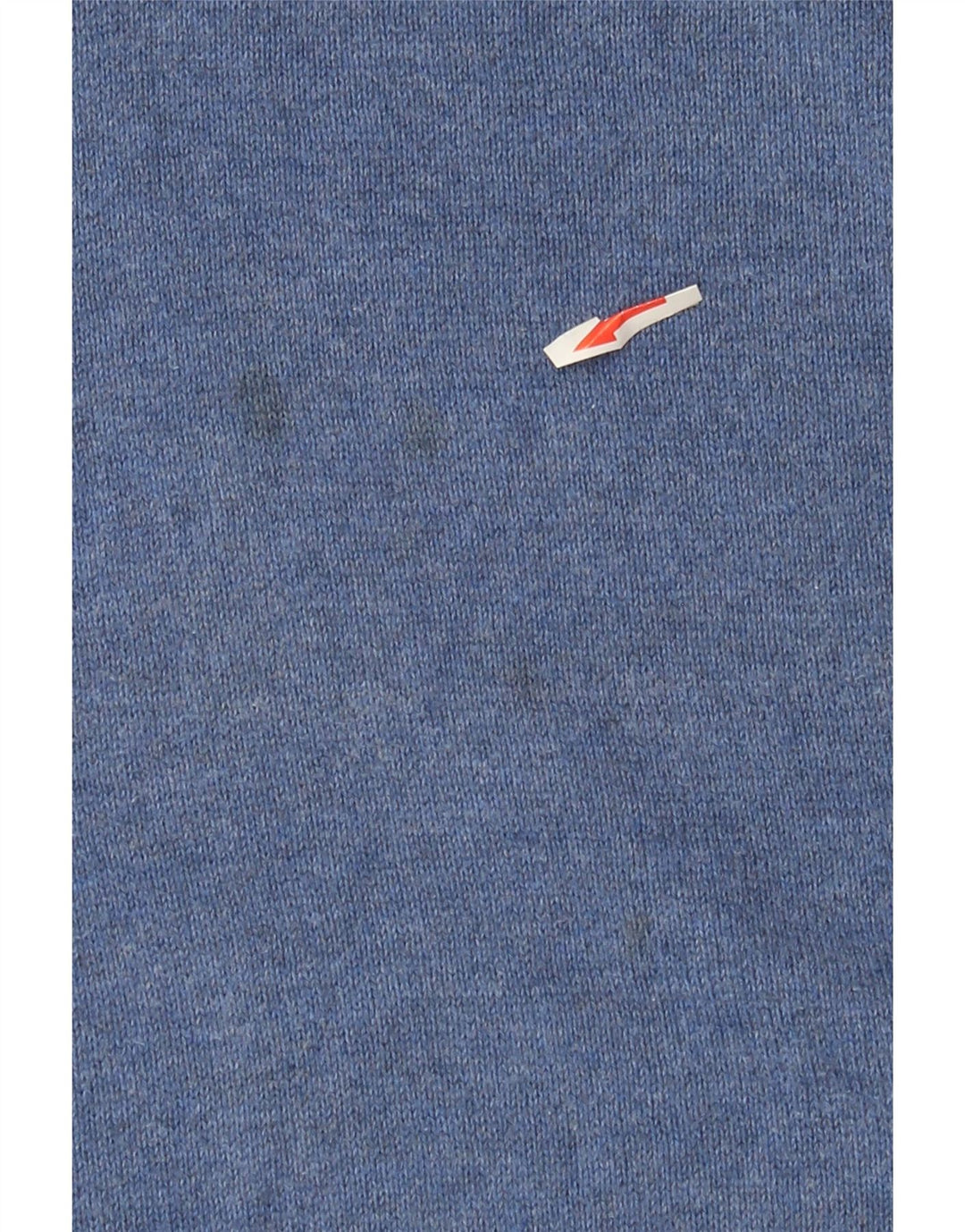 Maglione da uomo con scollo a V Marks & Spencer in cotone blu medio