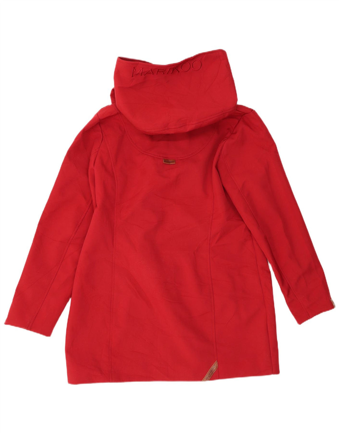 Soprabito con cappuccio da donna Marikoo UK 20 2XL poliestere rosso