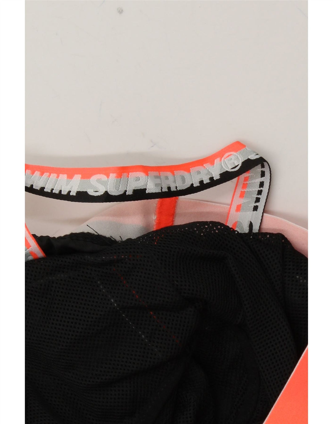 Pantaloncini da bagno grafici da uomo SUPERDRY XL poliestere nero