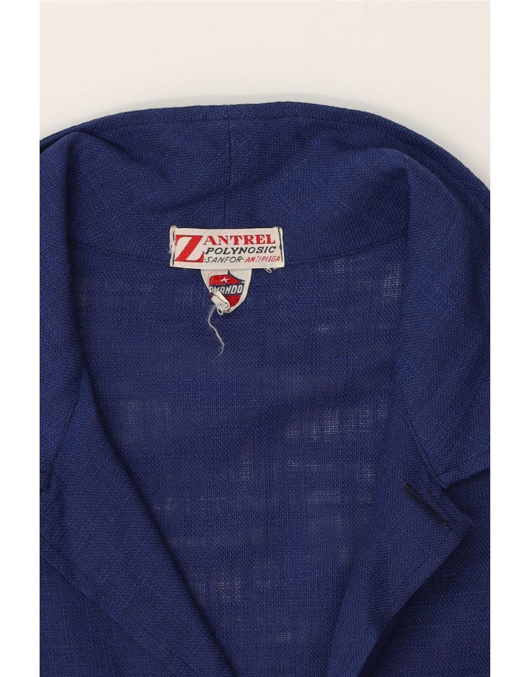 Camicetta camicia vintage da donna UK 16 grande blu