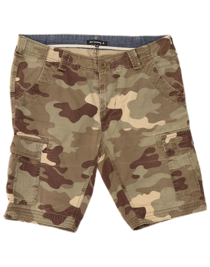 Pantaloncini cargo da donna Best Company IT 48 medi W36 mimetici kaki