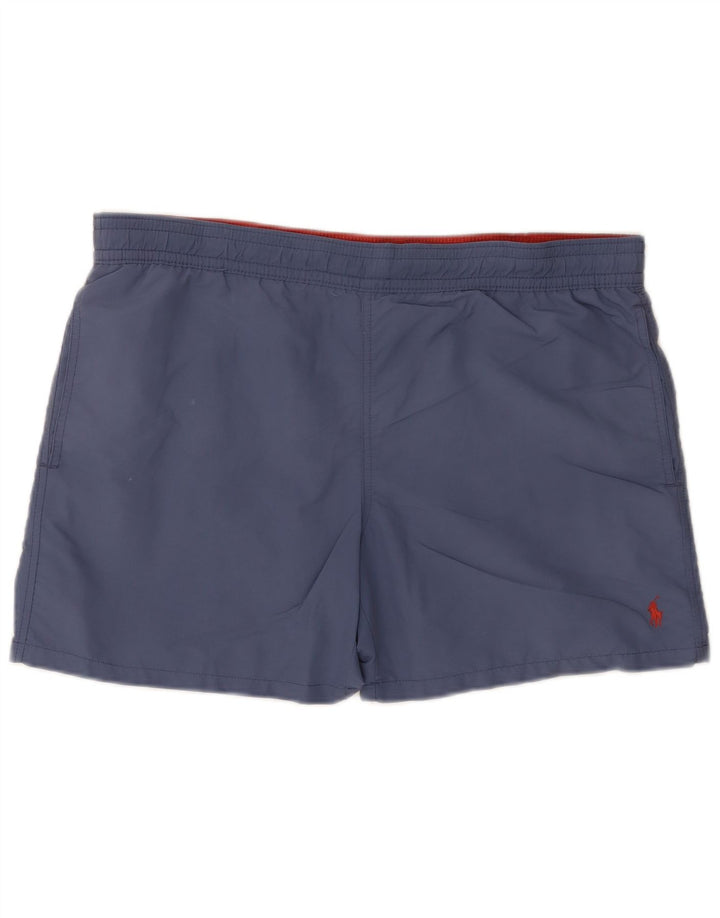 Polo Ralph Lauren Pantaloncini da bagno da uomo di grandi dimensioni in nylon blu