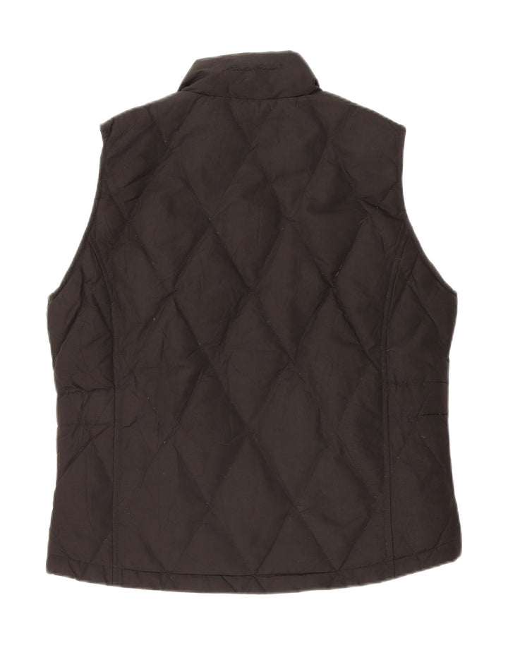 EDDIE BAUER Womens Padded Gilet UK 10 Small Black Polyester Vintage Eddie Bauer and Second-Hand Eddie Bauer from Messina Hembry 