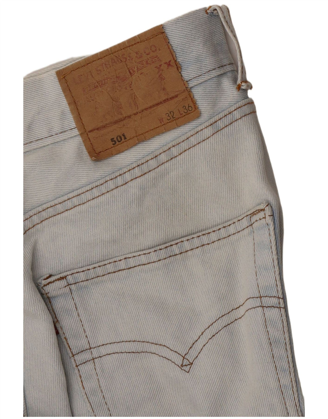 Levi's Uomo 501 Jeans dritti W32 L30 Blu