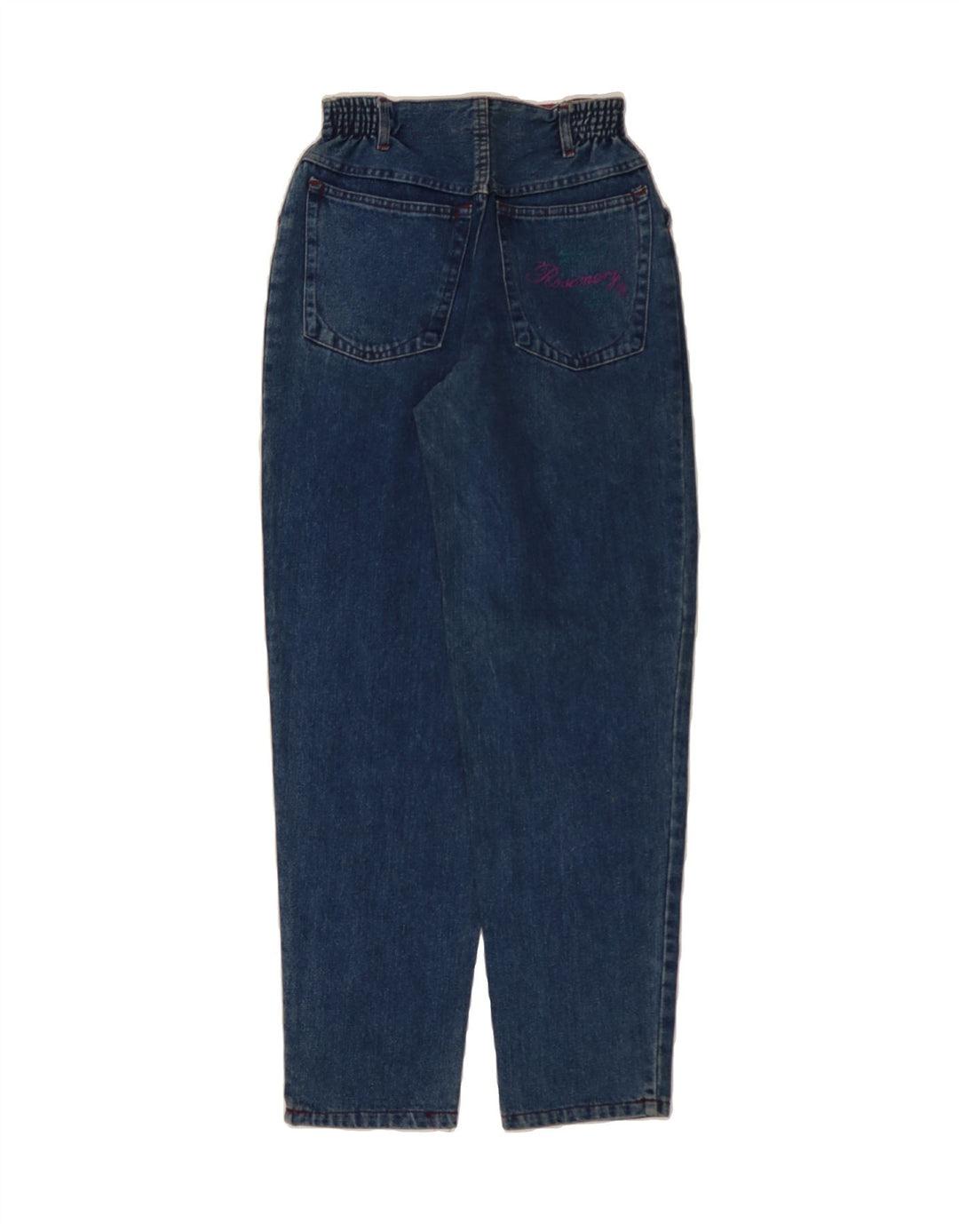 MASH Womens High Rise Tapered Jeans IT 44 Medium W26 L30 Blue Cotton Vintage Mash and Second-Hand Mash from Messina Hembry 