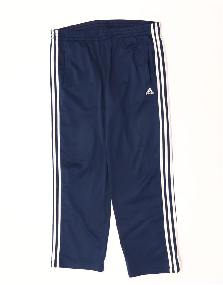 Pantaloni da tuta Adidas da uomo di colore blu navy medio