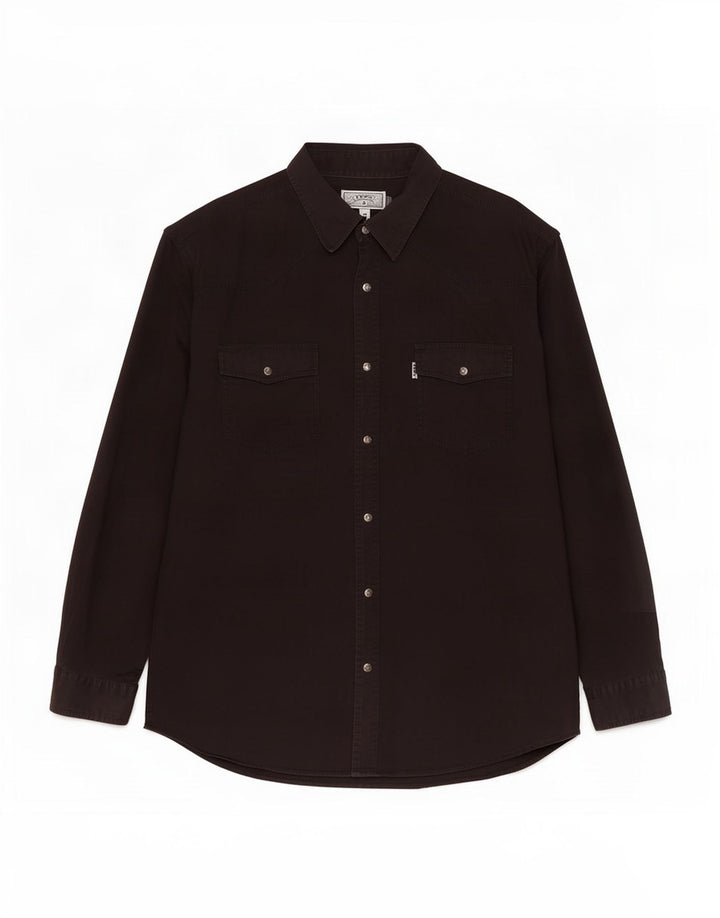 Camicia da uomo Jep taglia 43/44 XL cotone nero