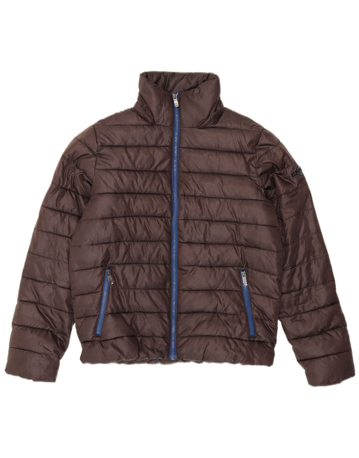 Lotto Mens Padded Jacket UK 36 Small Brown Polyester