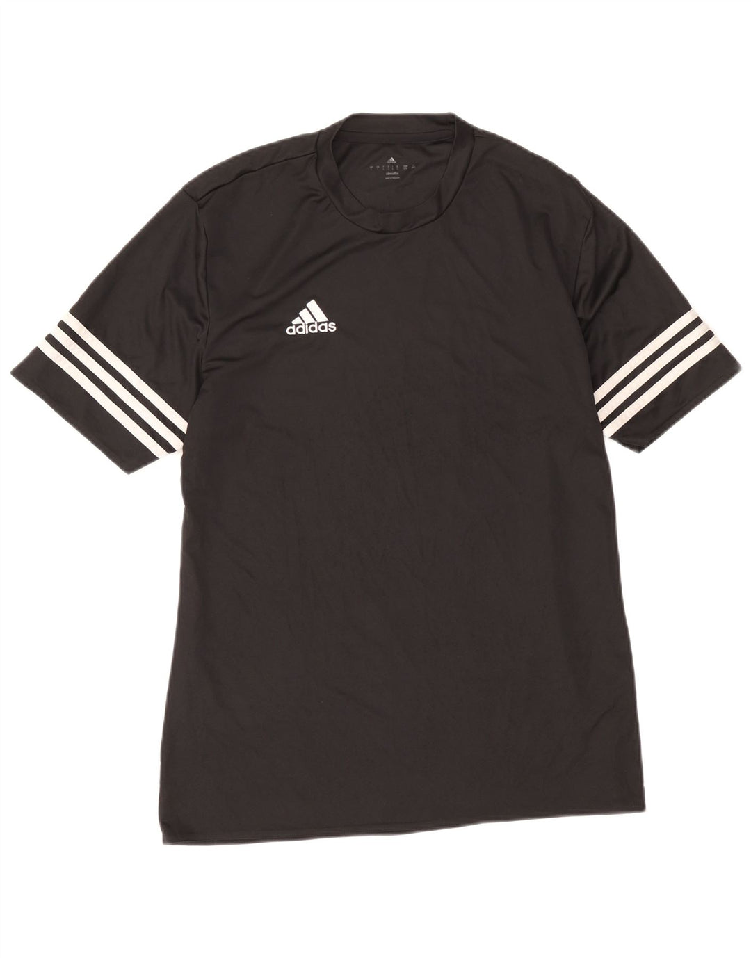 T-shirt Adidas Climalite da uomo, grande, in poliestere nero