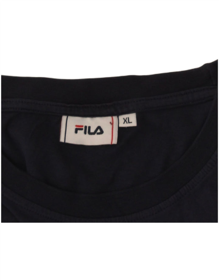 Maglietta Fila da uomo Top XL Blu navy