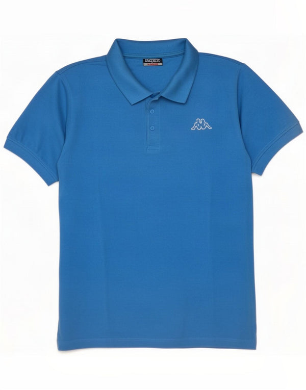Polo uomo Kappa grande blu cotone