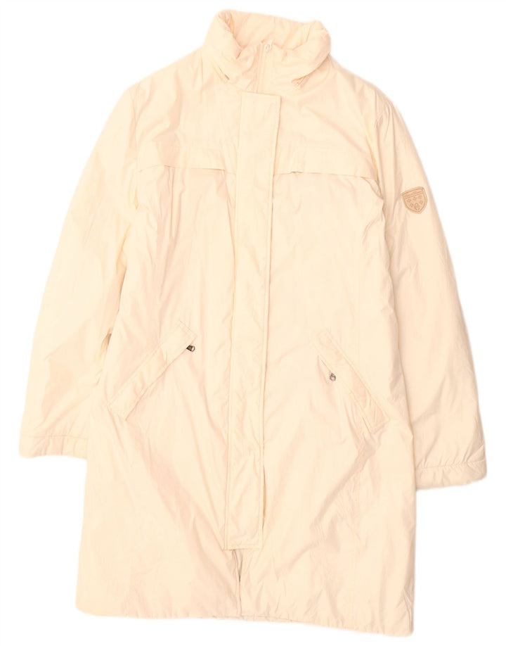 CONTE OF FLORENCE Cappotto giacca a vento da donna IT 44 Poliestere bianco sporco medio