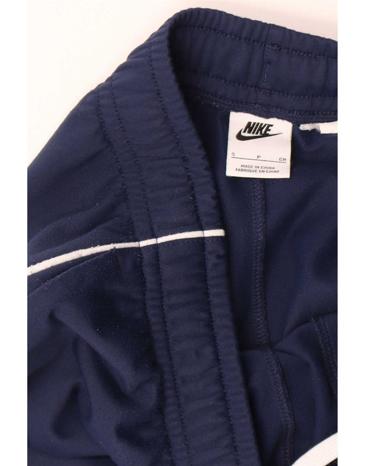Pantaloni della tuta da donna Nike UK 10 Small Blu Navy Poliestere