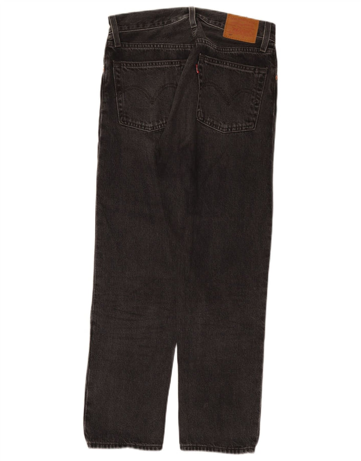 Jeans dritti Levi's 501 da donna W25 L26 cotone grigio