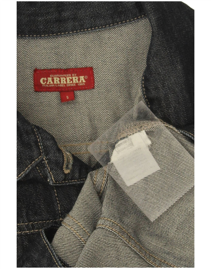 Giacca in denim da donna Carrera UK 10 piccola in cotone blu navy