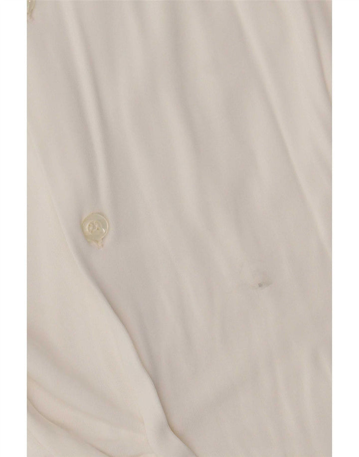 Camicia Giorgio Armani Uomo Small Bianca In Viscosa