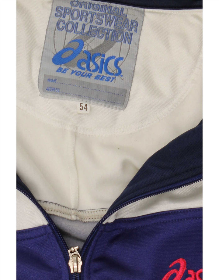 Giacca sportiva da uomo con grafica Asics IT 54 XL Blu Colourblock