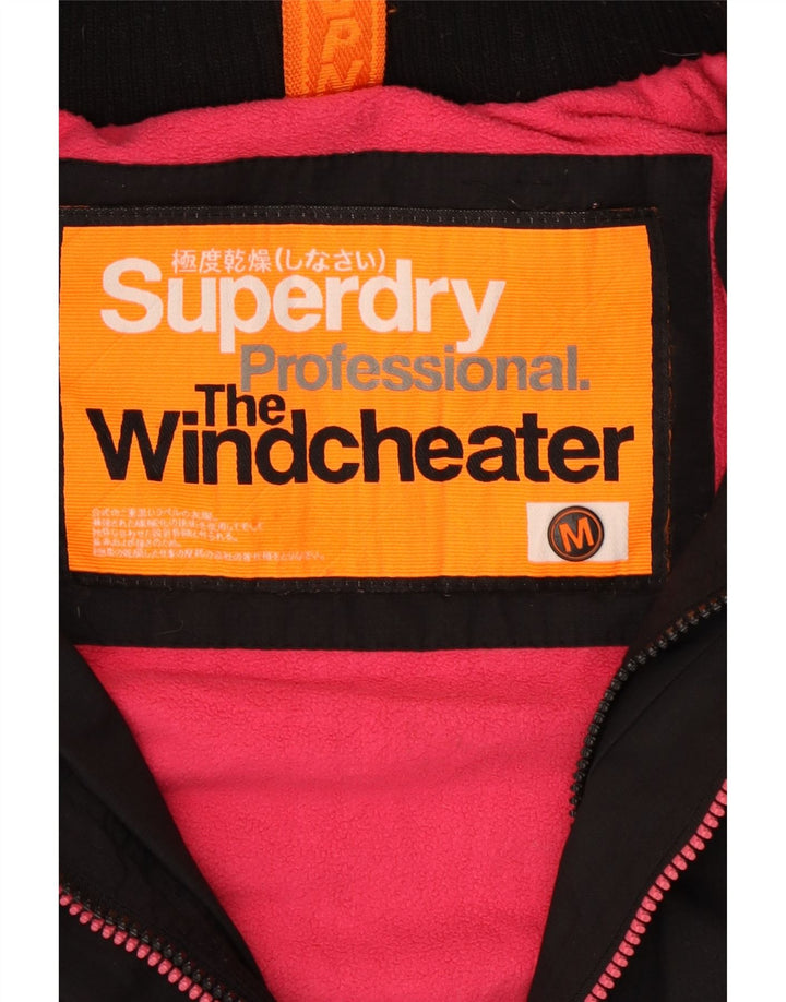Giacca a vento da donna Superdry The Windcheater UK 14 media nera