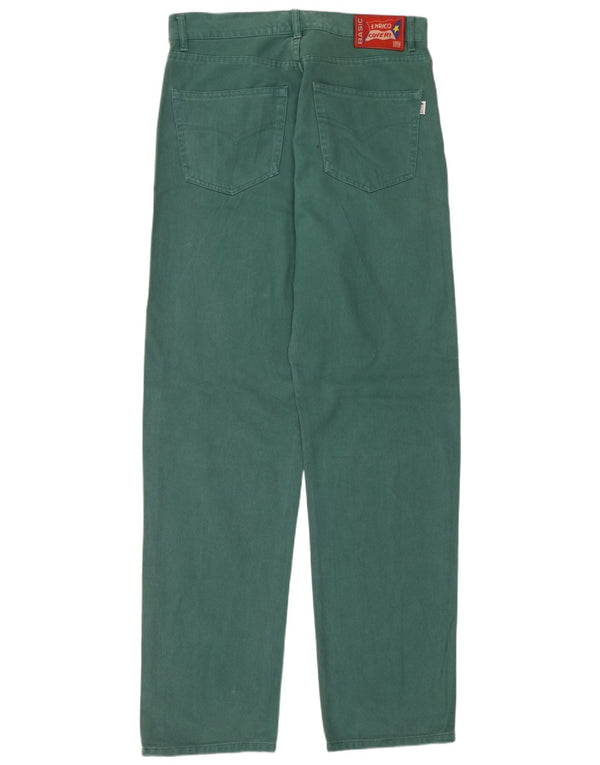 Jeans affusolati da uomo Enrico Coveri W36 L34 cotone verde