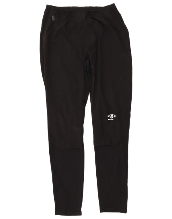 Pantaloni da tuta da uomo Umbro Large in poliestere nero