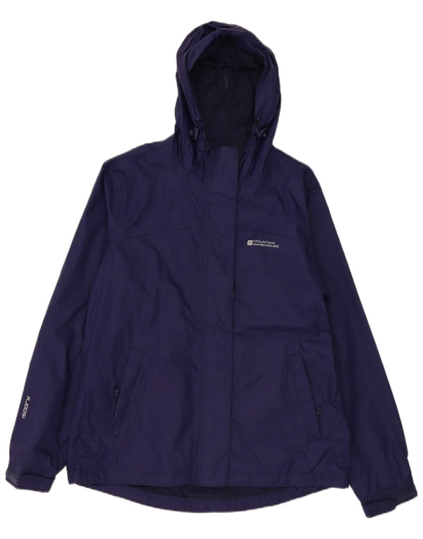 Giacca antipioggia con cappuccio da donna Mountain Warehouse UK 12 Medium Blu Navy