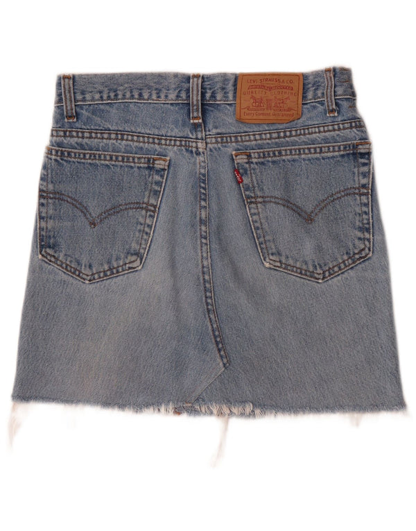 Gonna di jeans da donna Levi's W31 Blu medio