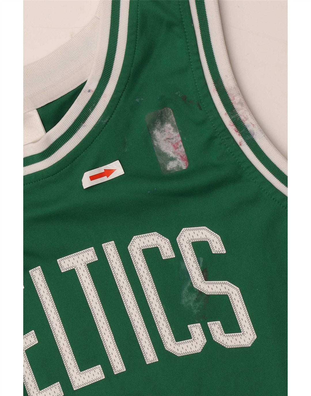 Canotta grafica Adidas da ragazzo Celtics 13-14 anni in poliestere verde